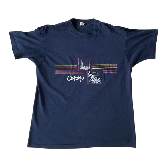 Vintage Screen Stars “Chicago” Graphic Tee – Size L - Picture 2 of 5